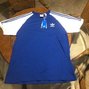 Adidas classic 3 stripe “vintage” shirt